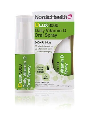Tijd Bungalow Verandert in Nordic Health Dlux Daily Vitamin D 3000 Spray | Life - Life