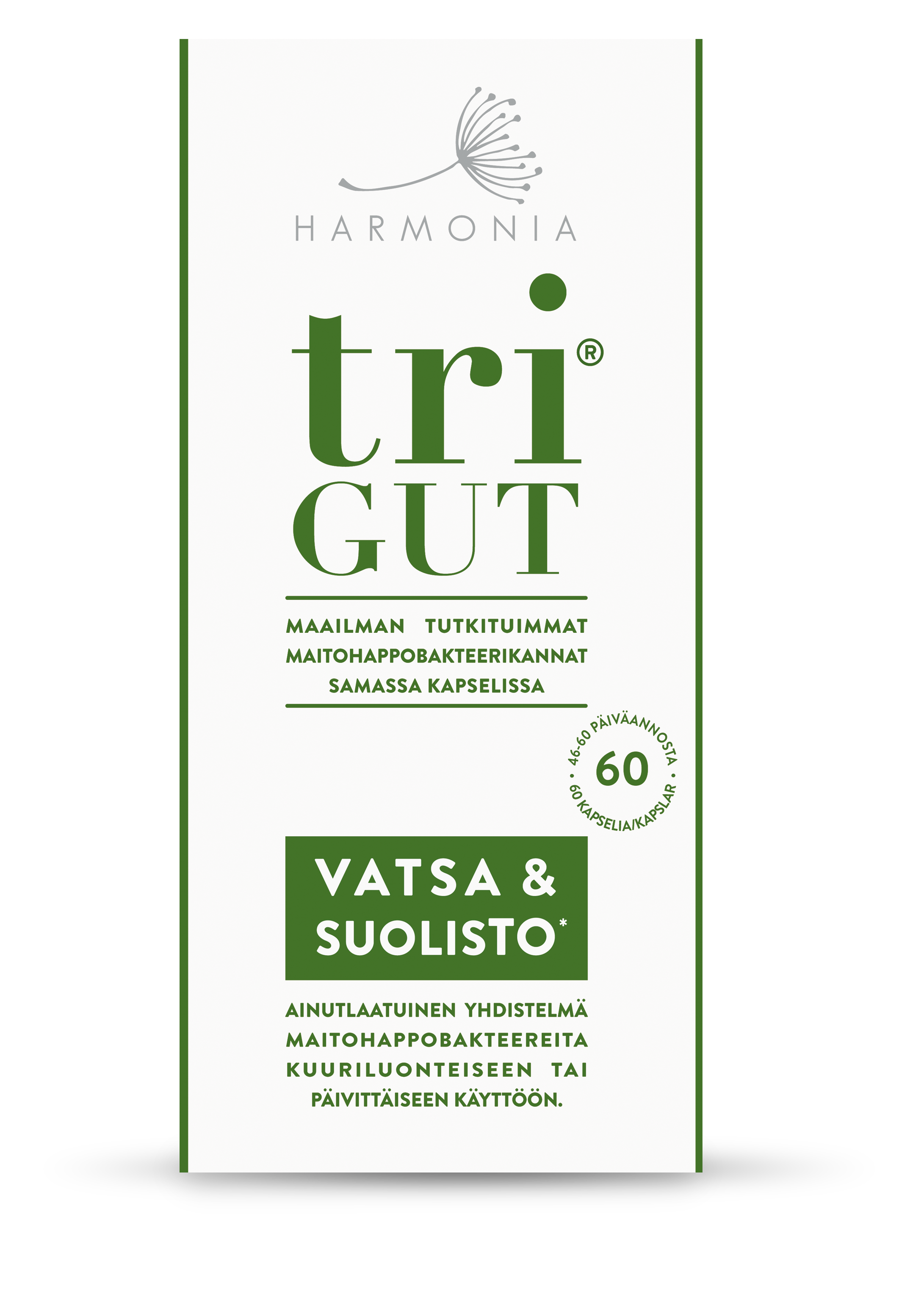 Harmonia triGUT maitohappobakteerivalmiste 60 kaps