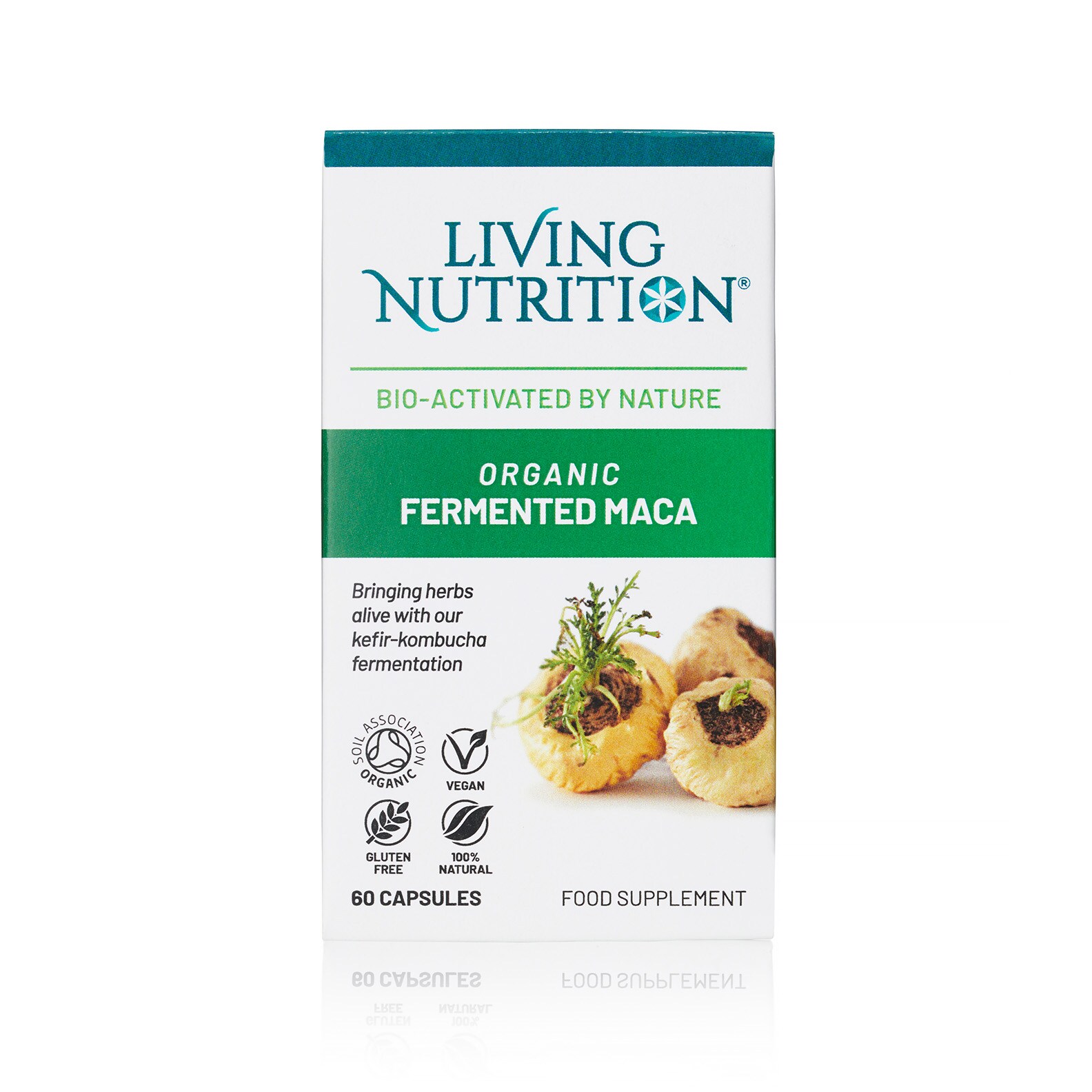 Living Nutrition Fermentoitu Maca 60kaps - Life